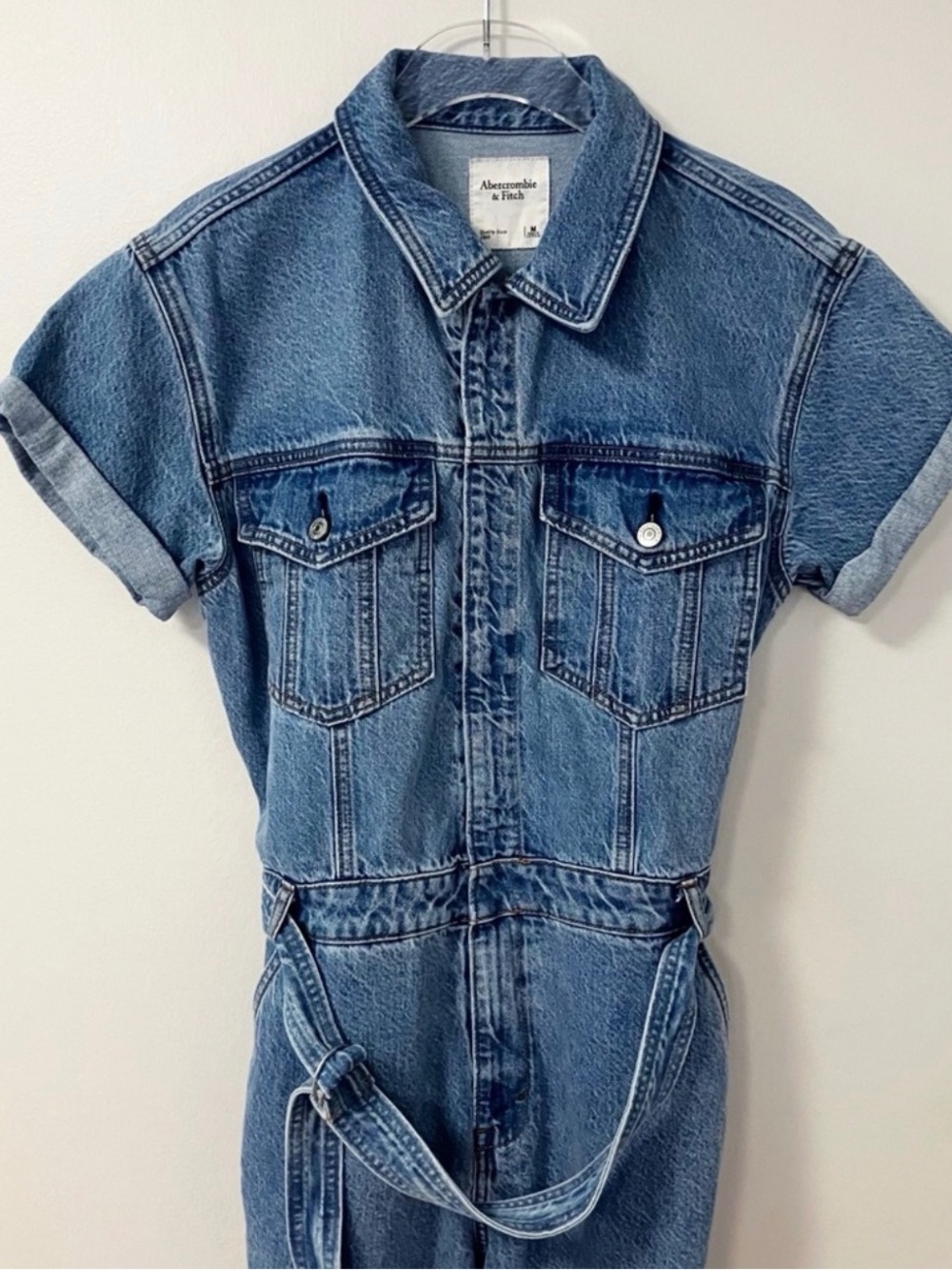 Abercrombie | Denim Jumpsuit M